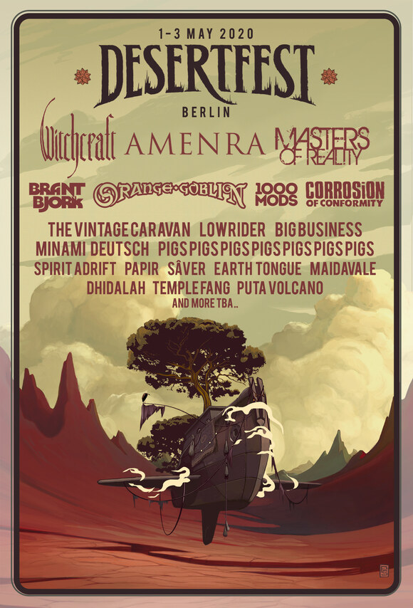 Desertfest Berlijn confirms Big Business , Lowrider, Maidavale and Temple Fang for 2020