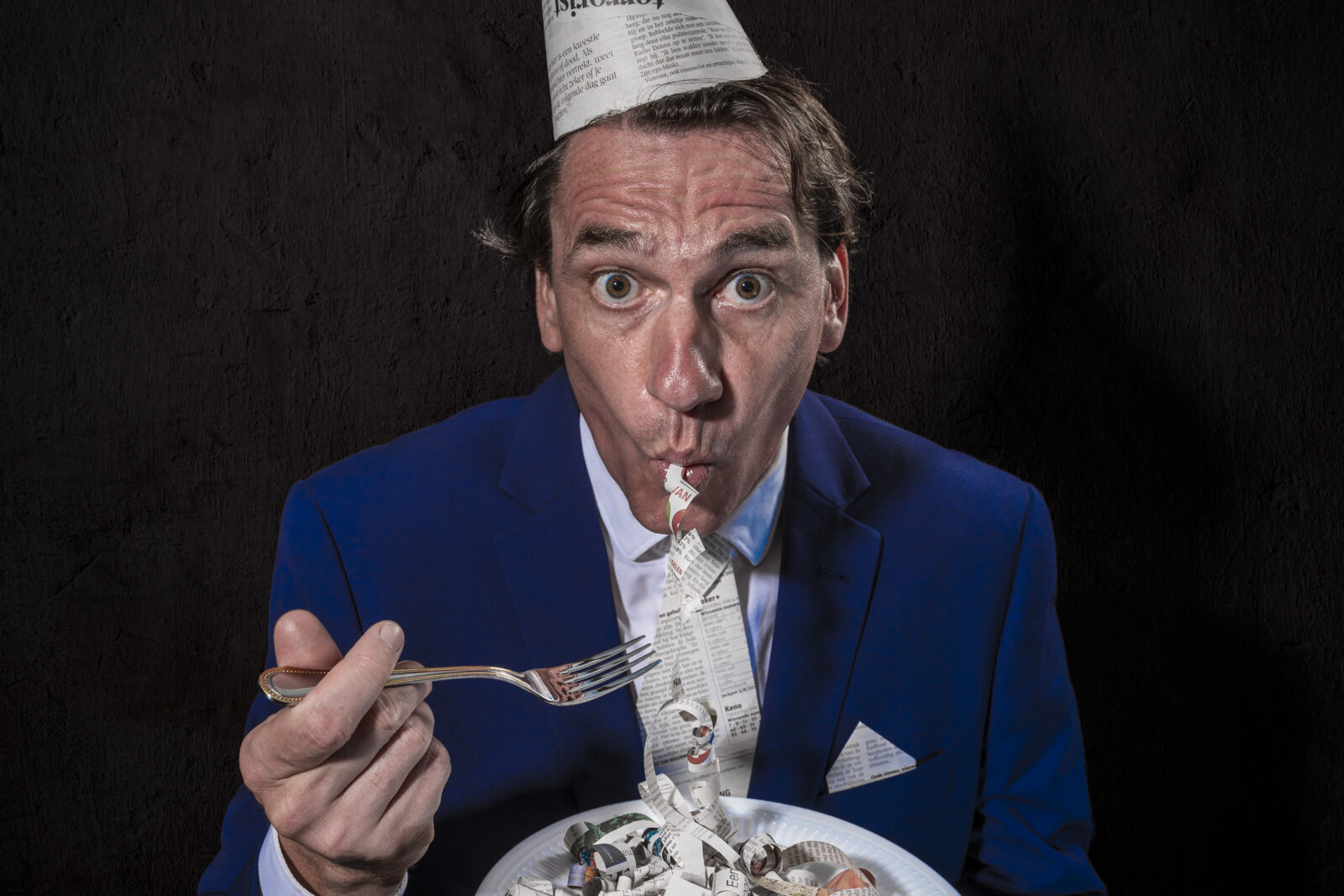 Door de bekentenis van koning Albert moet stand-up comedian Bert Gabriëls zijn laatste #Eindejaars aanpassen. 