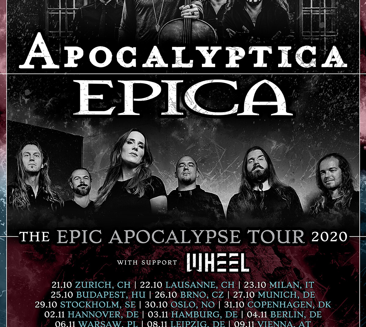 Apocalyptica announce UK and European co-headline tour with Epica