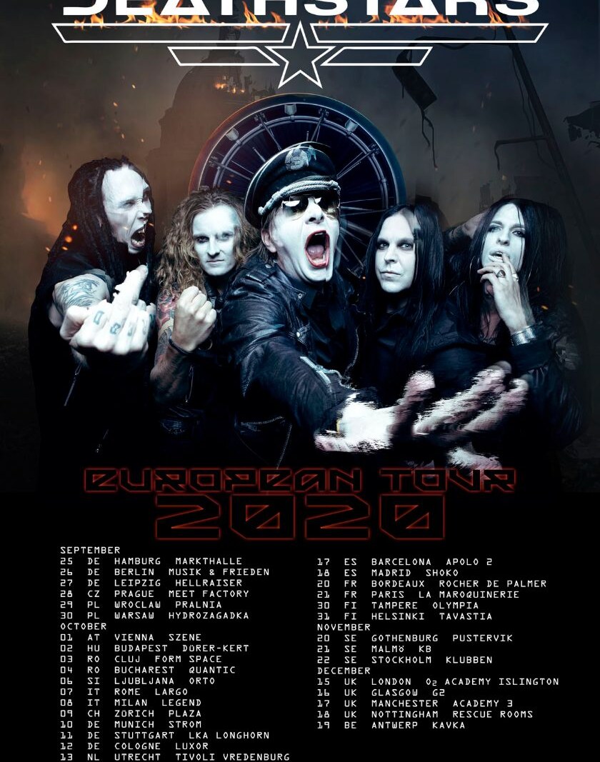 Deathstars postpone their European tour!