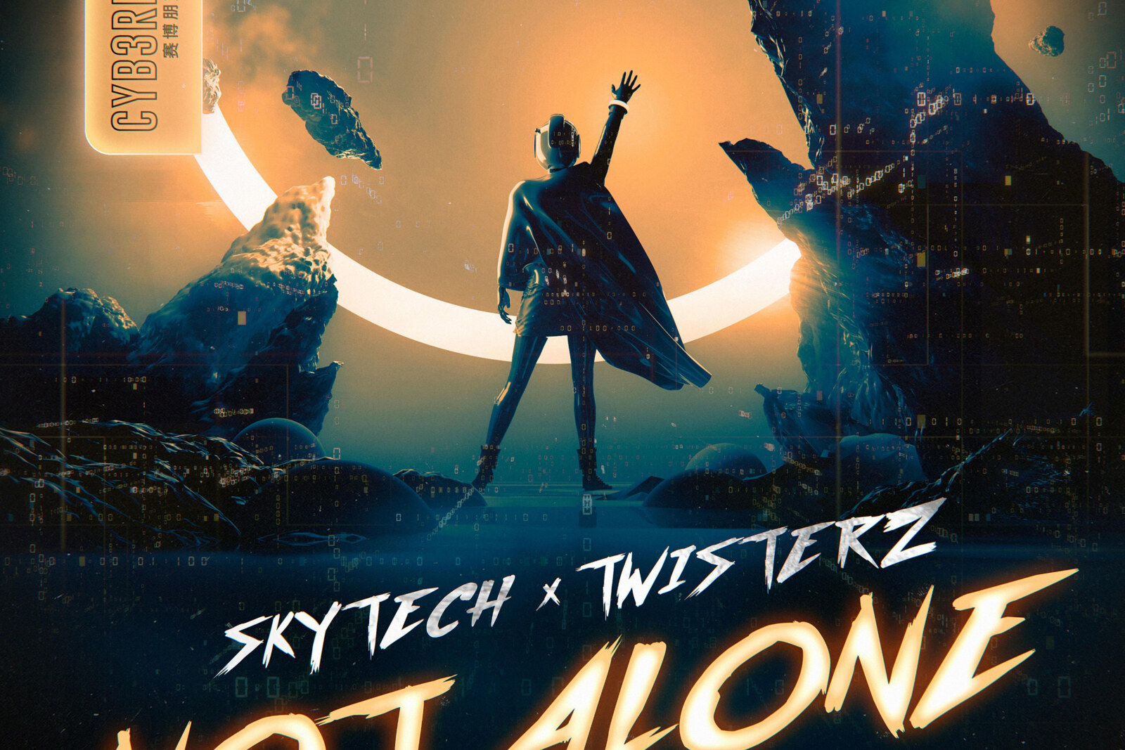 Skytech & Twisterz's "Not Alone". Out now on R3HAB's CYB3RPVNK