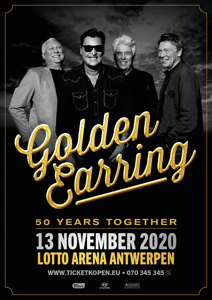 Golden Earring viert ‘50 Years Together’ in de Lotto Arena