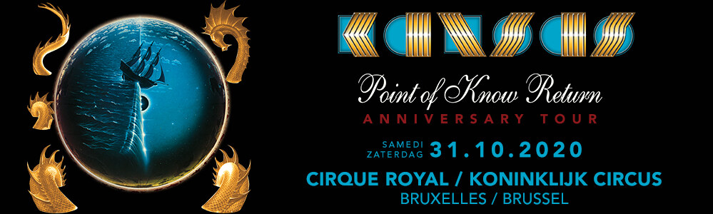 Legendarische band Kansas komt op 31.10 naar het Koninklijk Circus in Brussel!