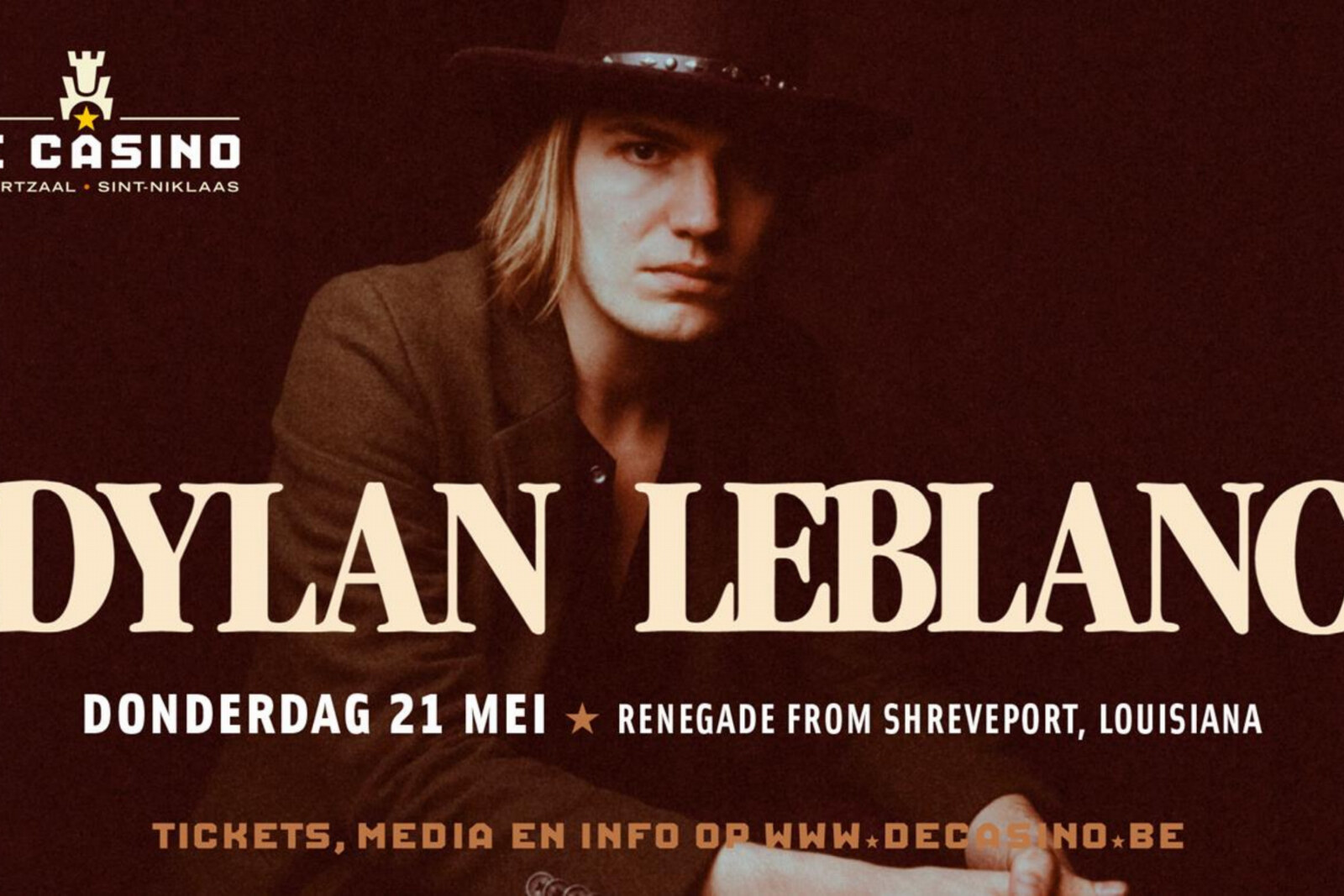 Dylan LeBlanc komt naar De Casino
