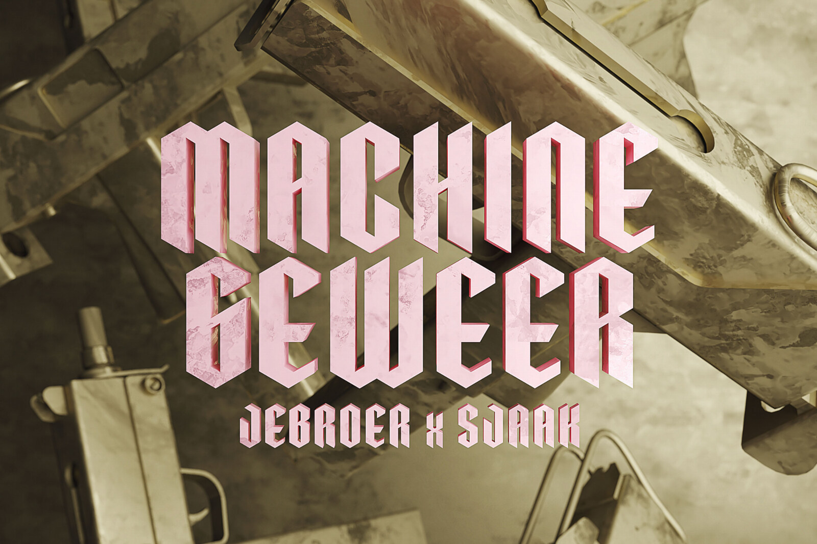 Jebroer en Sjaak gaan af als een Machinegeweer