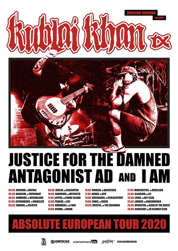 Kublai Khan Tx Announce UK And European Tour Announce UK And European Tour
