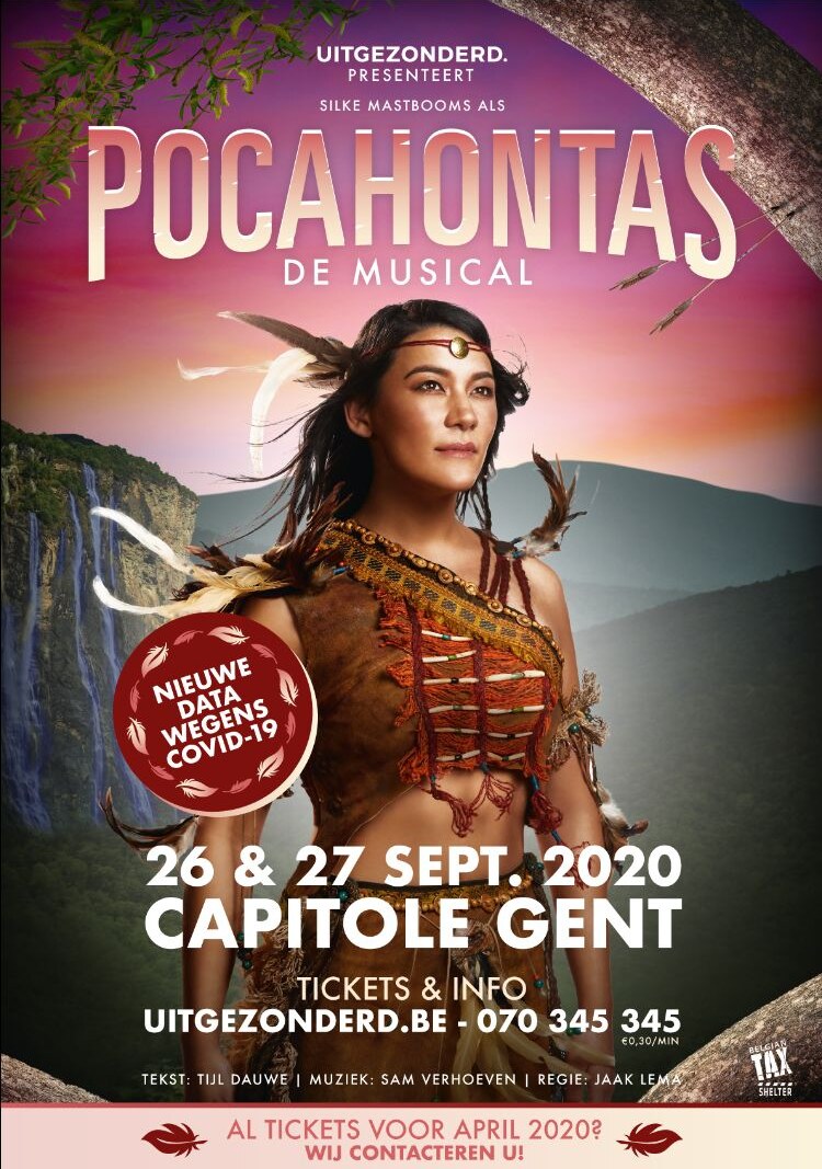 Uitgezonderd. en Capitole Gent verplaatsen ook Pocahontas, de musical.