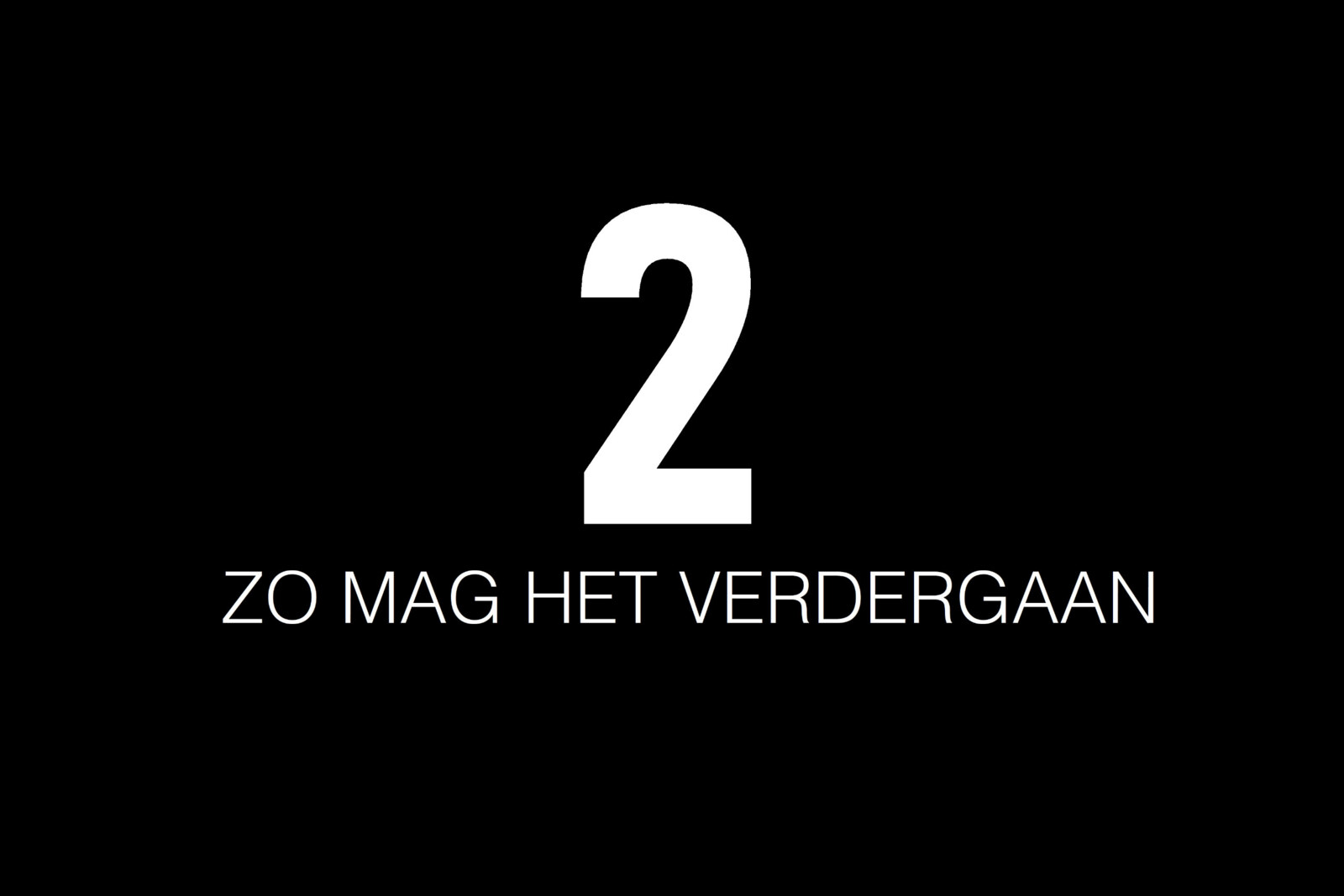 Mathias Vergels lanceert '2' (Zo mag het verdergaan)