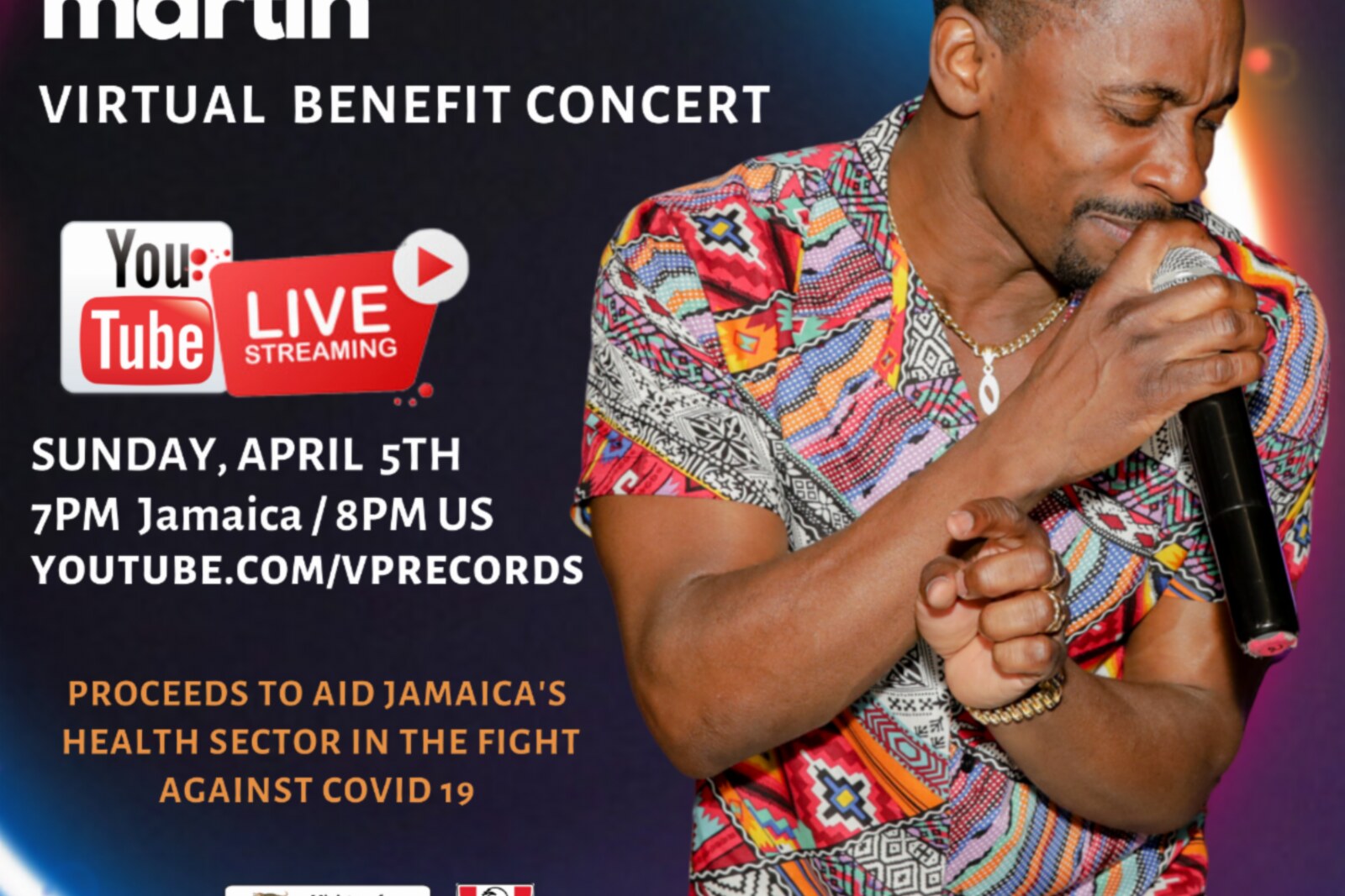 Christopher Martin Presents Live Stream Performance on VP Records YouTube Page