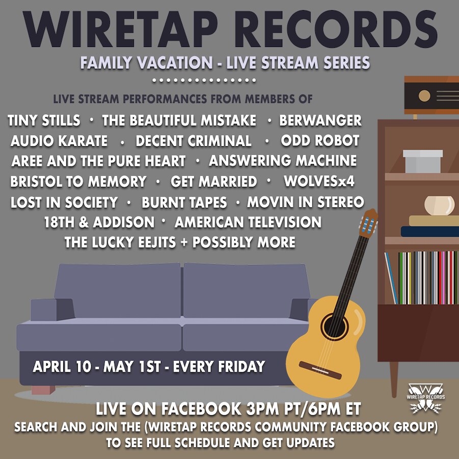 Wiretap Records has announced a month-long live stream series 