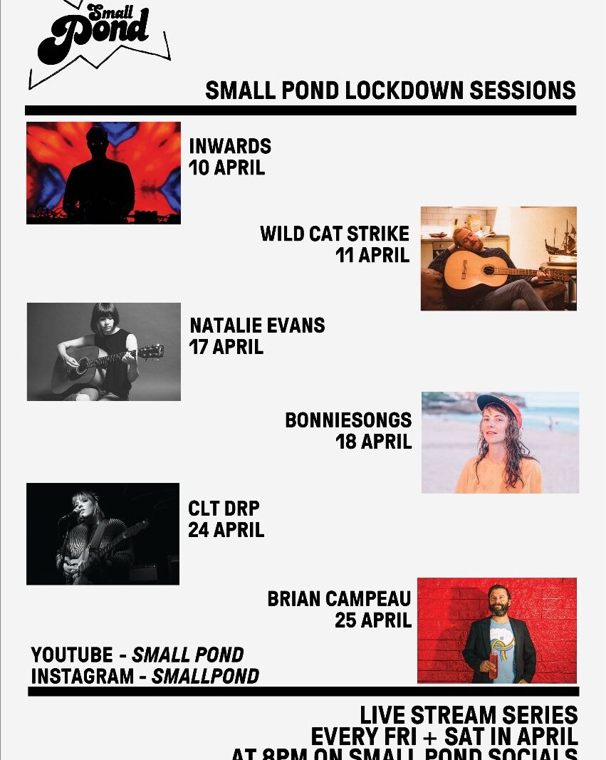 Small Pond Launch 'Lockdown Sessions' Online Gig Series