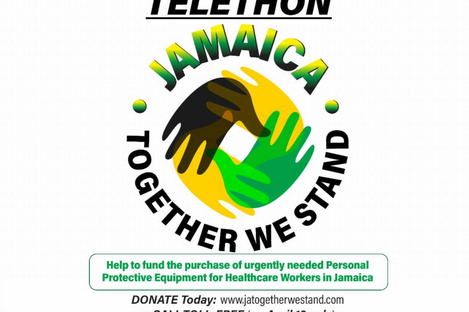 VPReggae.com to Carry Telethon Jamaica "Together We Stand" Branded Merchandise