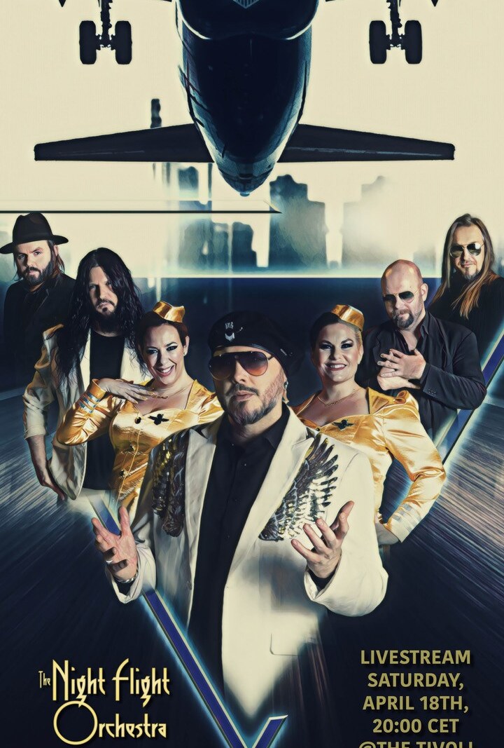 The Night Flight Orchestra stream live concert on Saturday!