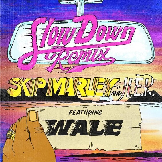 Skip Marley and H.E.R. "Slow Down (Remix)" ft. Wale drops today