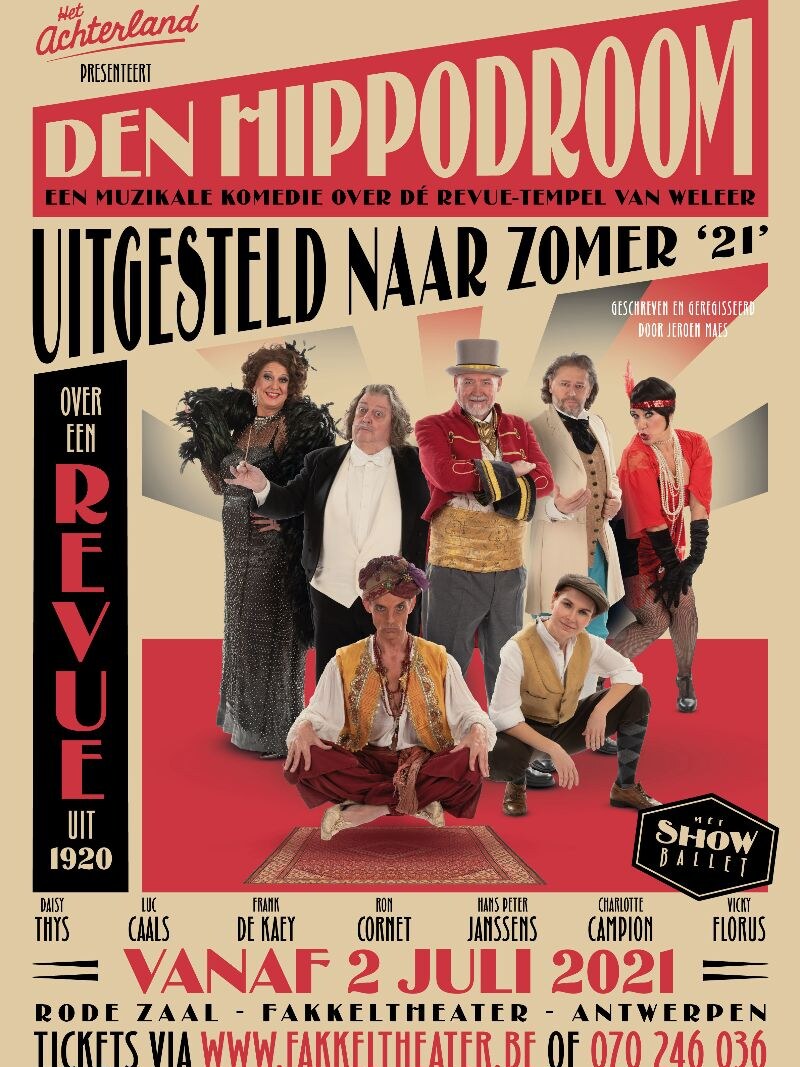 Het Achterland stelt muzikale komedie Den Hippodroom uit tot zomer 2021