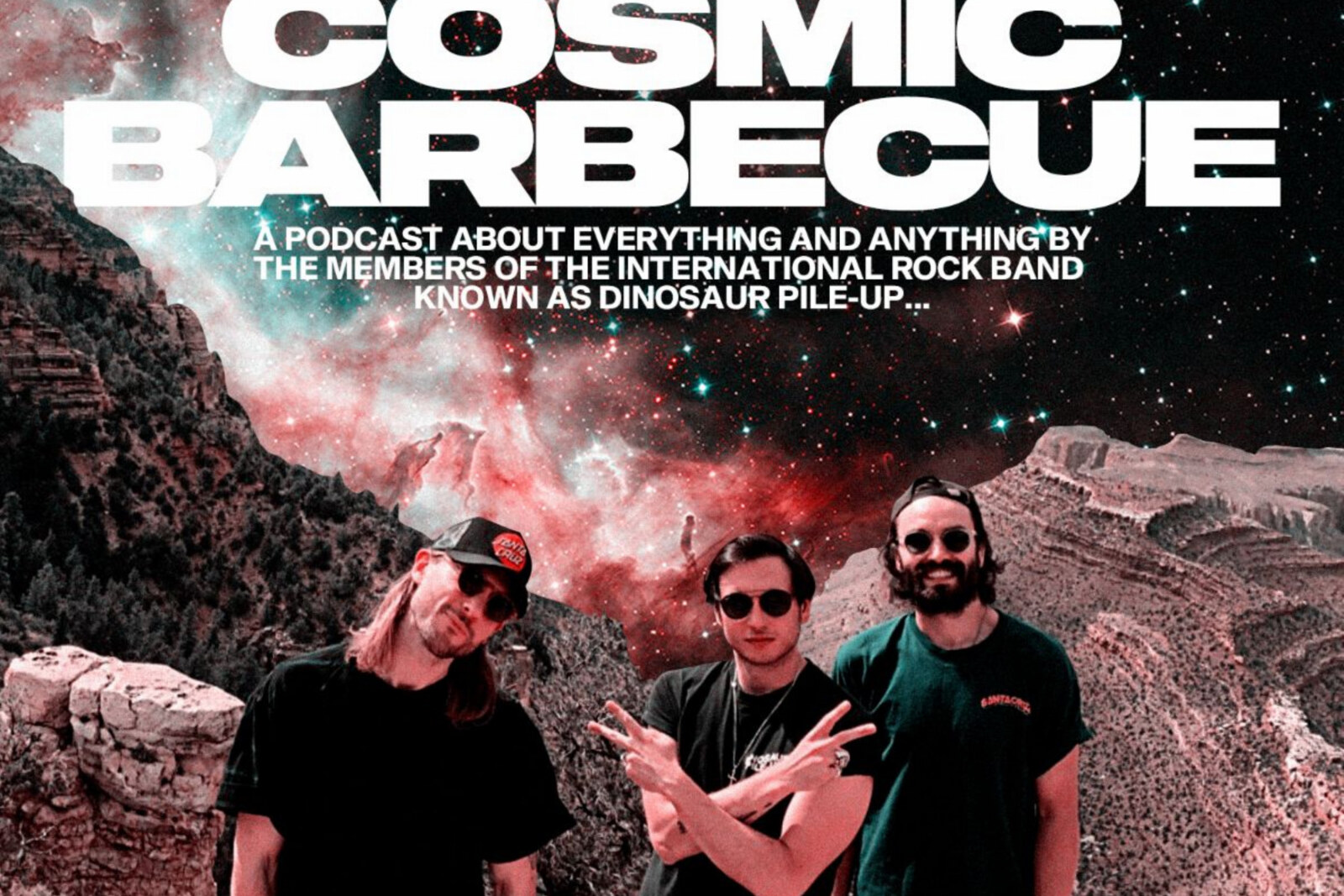 Dinosaur Pile-Up announce new podcast 'The Cosmic Barbecue'
