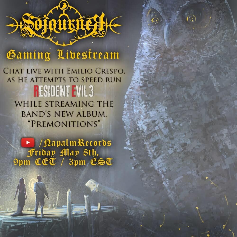 Sojourner Releases Third Single “The Event Horizon” | Gaming Livestream + Q&A Today | New Album, Premonitions, out NOW!