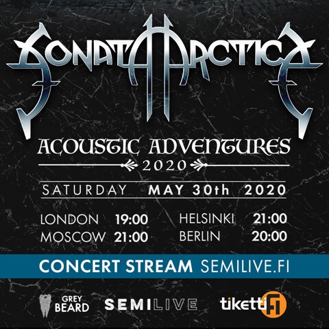 Sonata Arctica announce acoustic live stream shows!