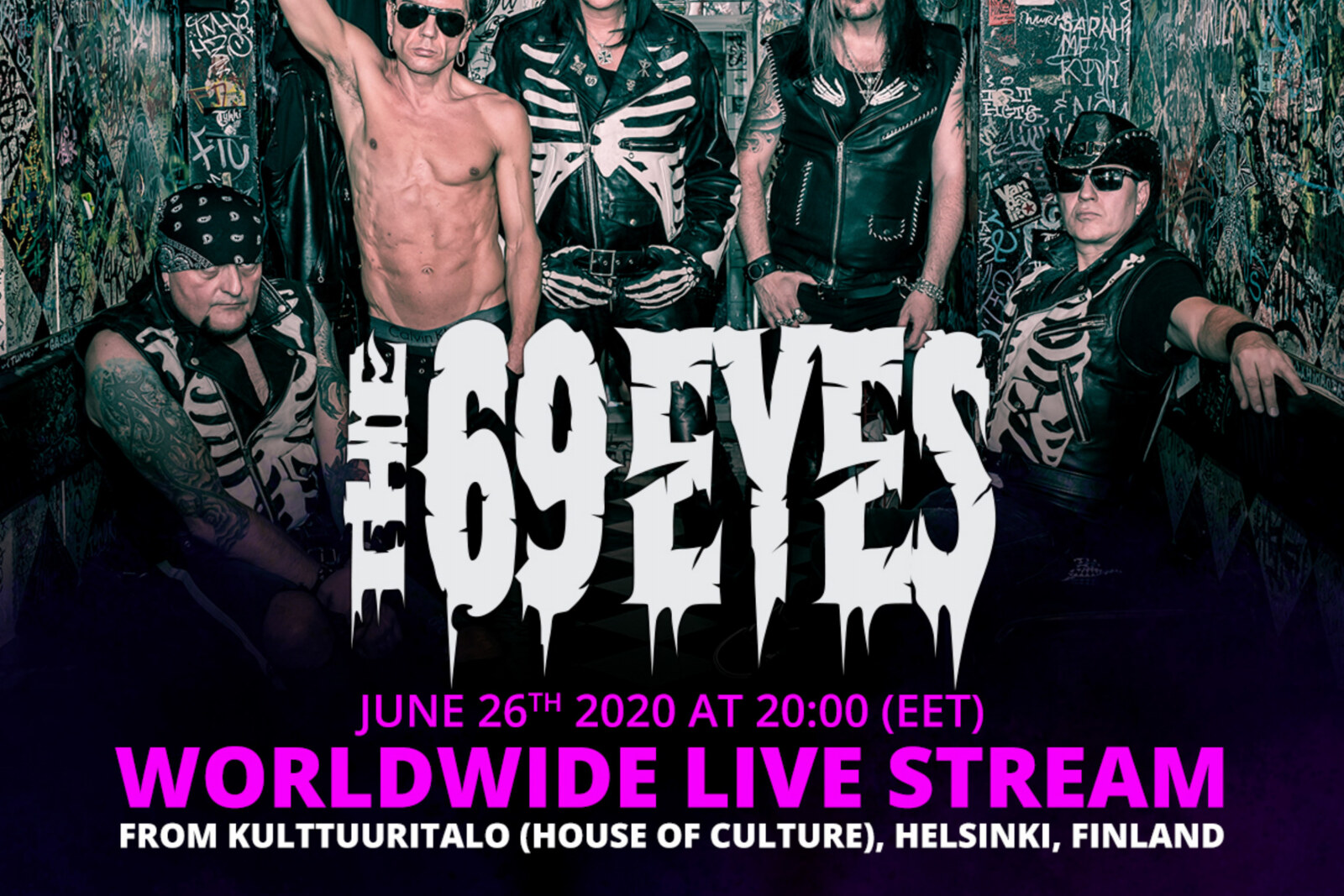 The 69 Eyes Stream their 30th anniversary show from Helsinki