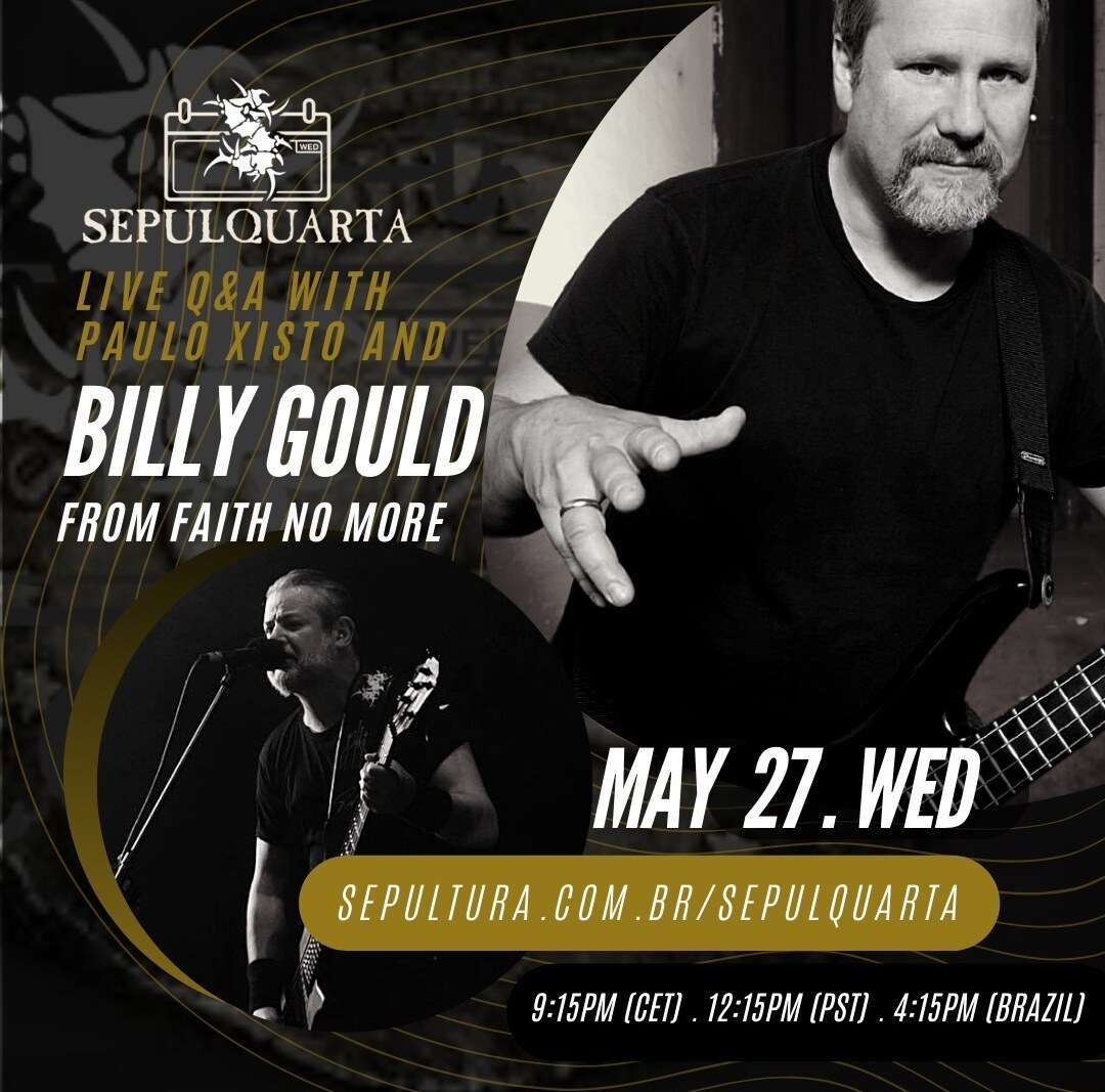 Sepultura - welcome Faith No More's Billy Gould to their SepulQuarta sessions!