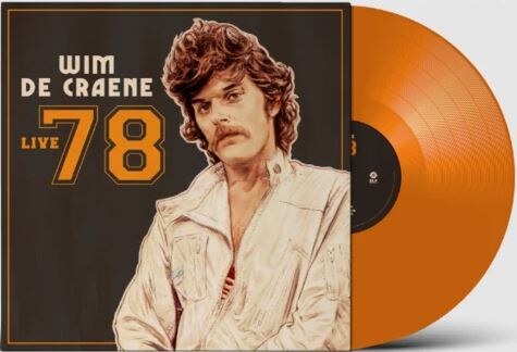  20 juni release van onuitgegeven live album van Wim De Craene uit '78 op ltd. oranje vinyl 