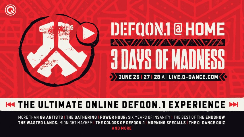 Q-dance announces spectacular three-day online experience ‘Defqon.1 at Home’