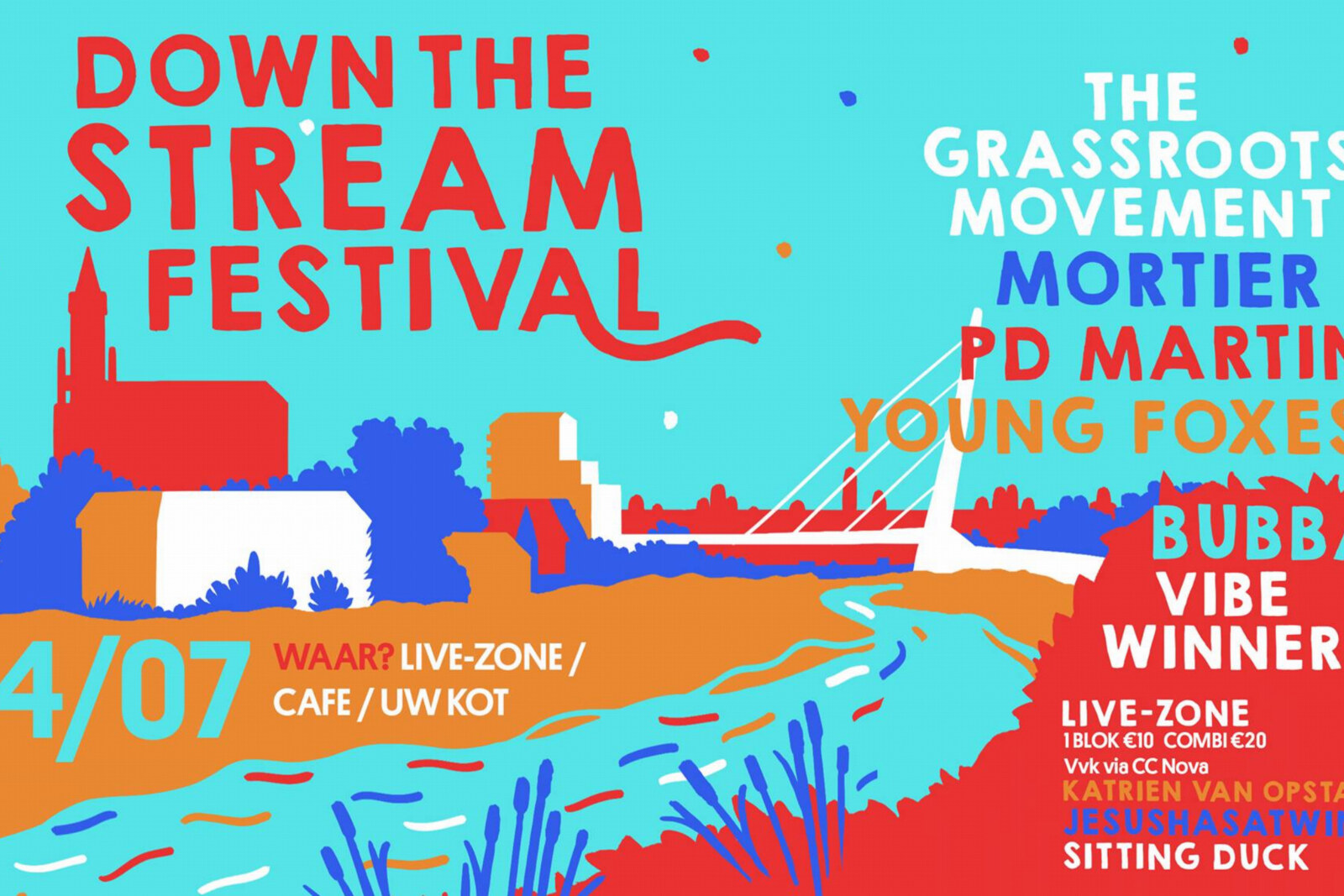 Down The Stream Festival tovert Wetteren om tot één grote festivalweide