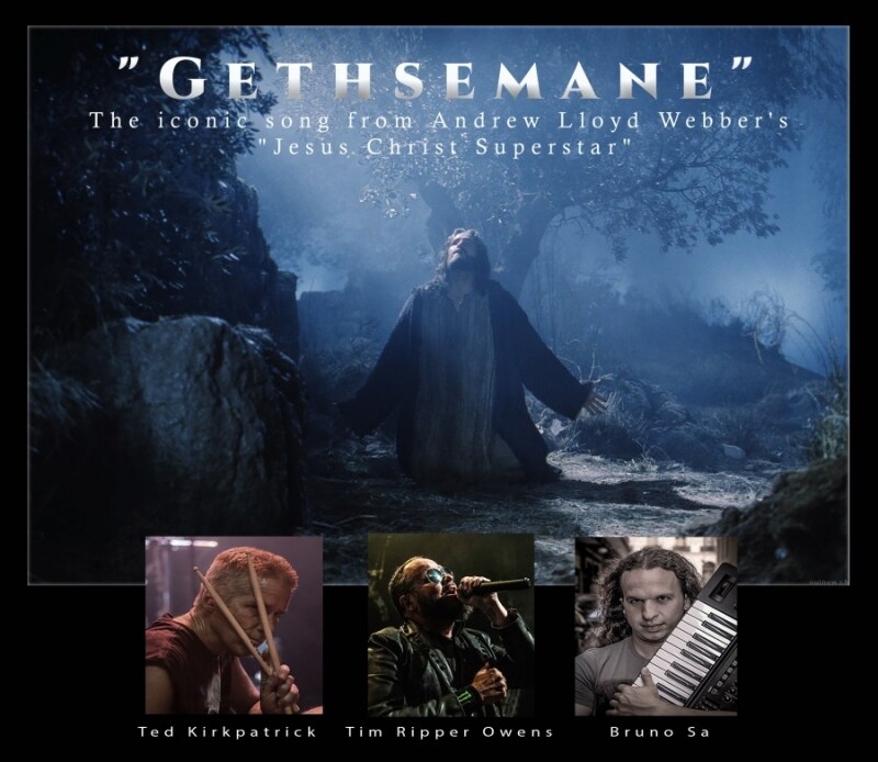 "Gethsemane" new single by Ted Kirkpatrick. Tim Ripper Owens, Bruno Sa
