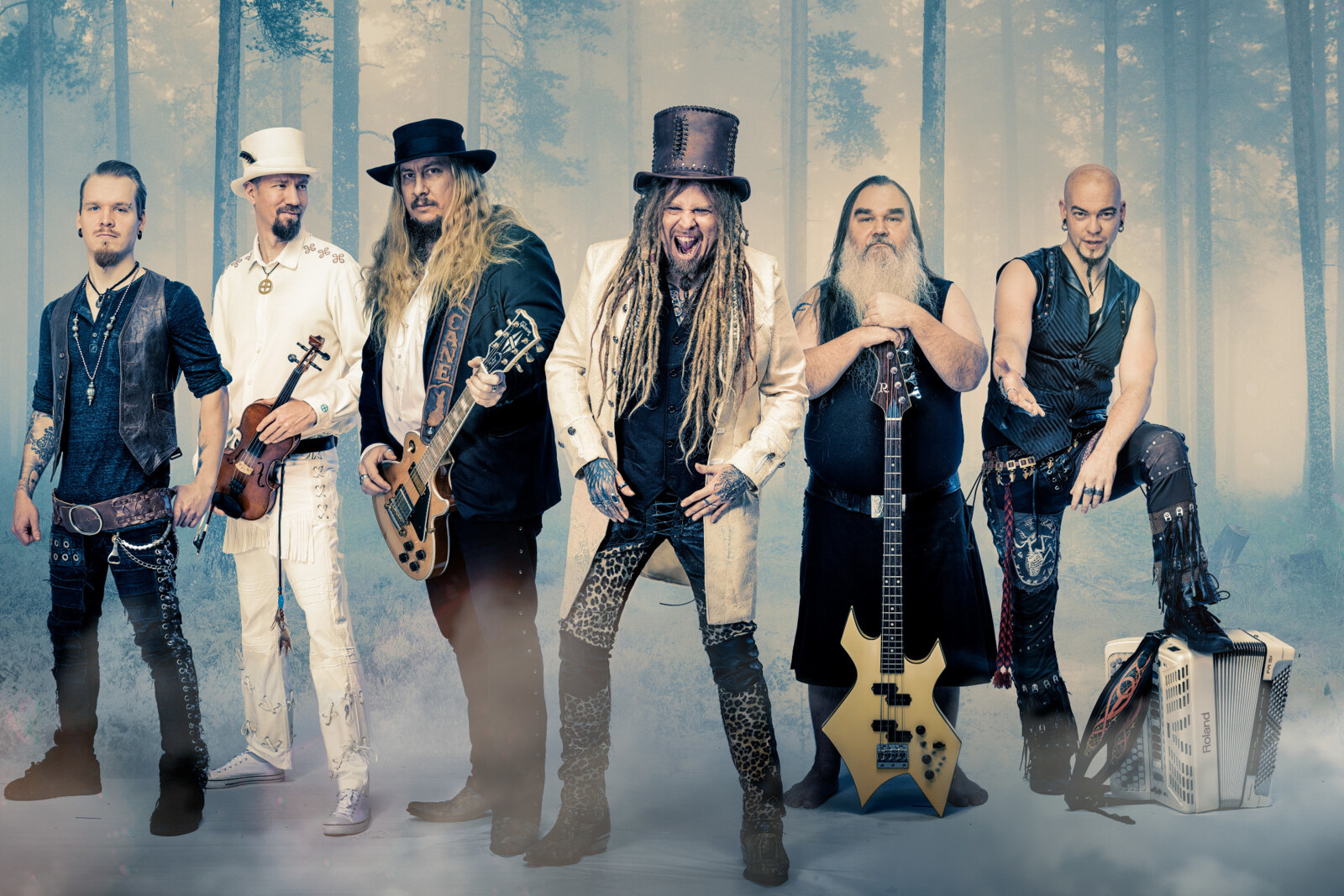 Korpiklaani premiere their "Harmaja" live video