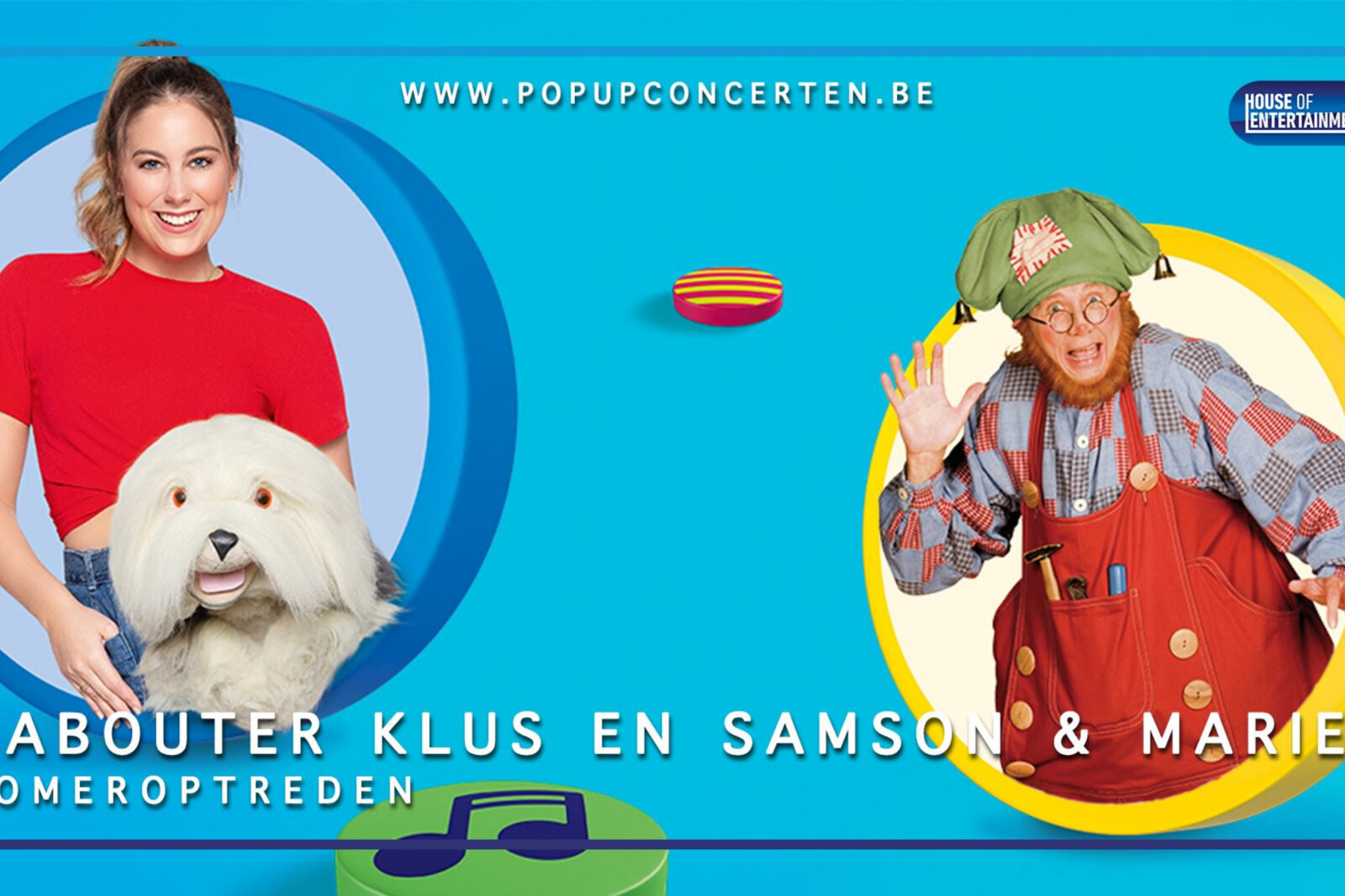 Wegens groot succes: extra pop-up optredens Samson & Marie op 14 juli