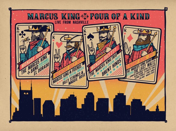 Marcus King announces 'Four Of A Kind - Live from Nashville'