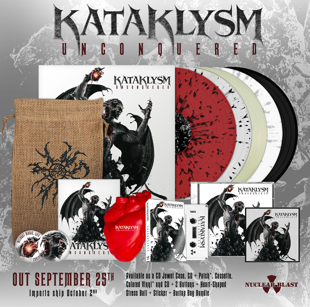 Kataklysm announce new album "Unconquered" & release music video for 'The Killshot'