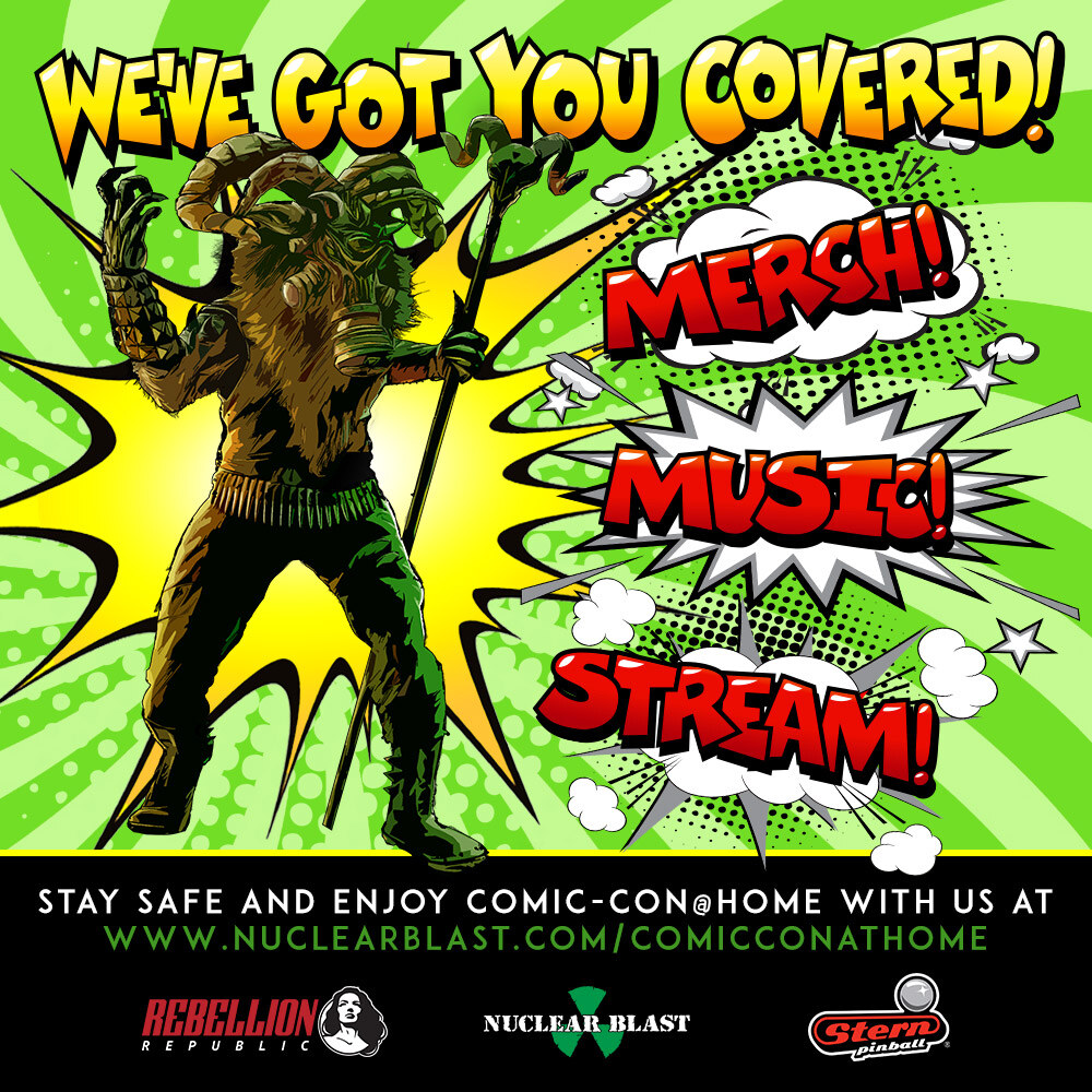 Nuclear Blast announces Comic Con @Home Specials