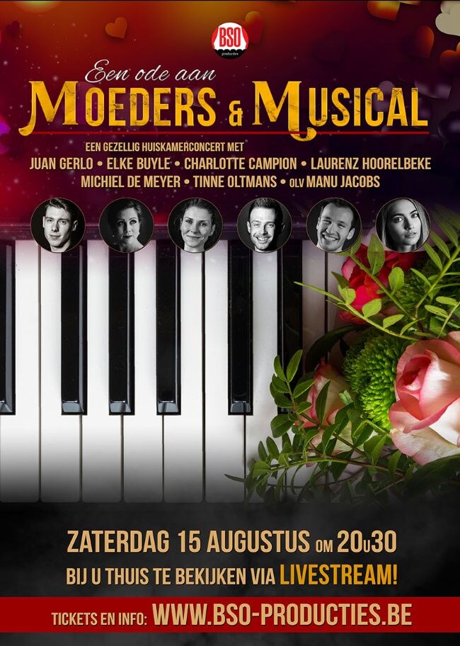 BSO-producties viert moederdag met een tweede livestream concert