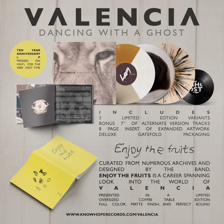 Valencia Celebrating 10 Year Anniversary of 'Dancing With A Ghost' By Reissuing Album on Vinyl For The Very First Timz