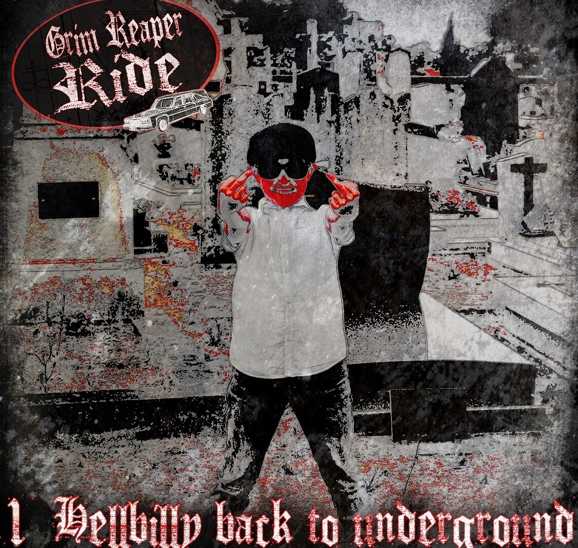 Grim Reaper Ride Sign Wormholedeath Records!