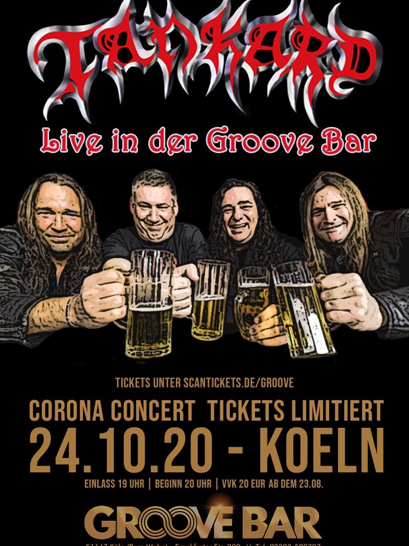 Tankard Announce Corona Concert Stream