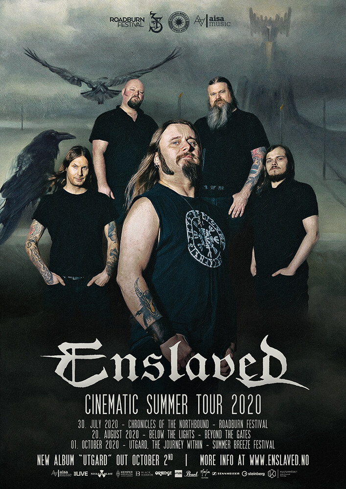 Enslaved reveal third single 'Urjotun' alongside psychedelic video!