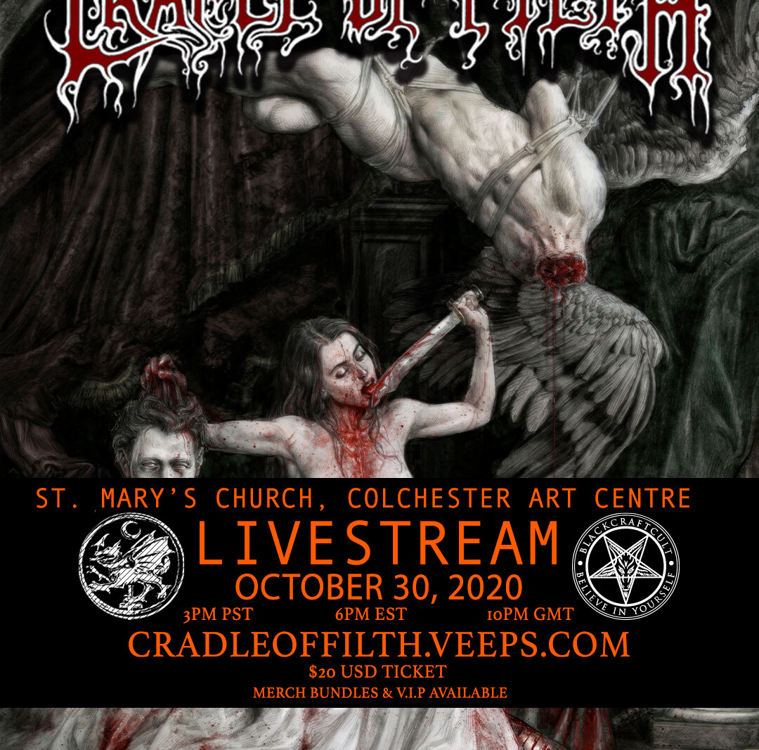 Cradle of Filth announce Halloween live stream concert from St. Mary's Church