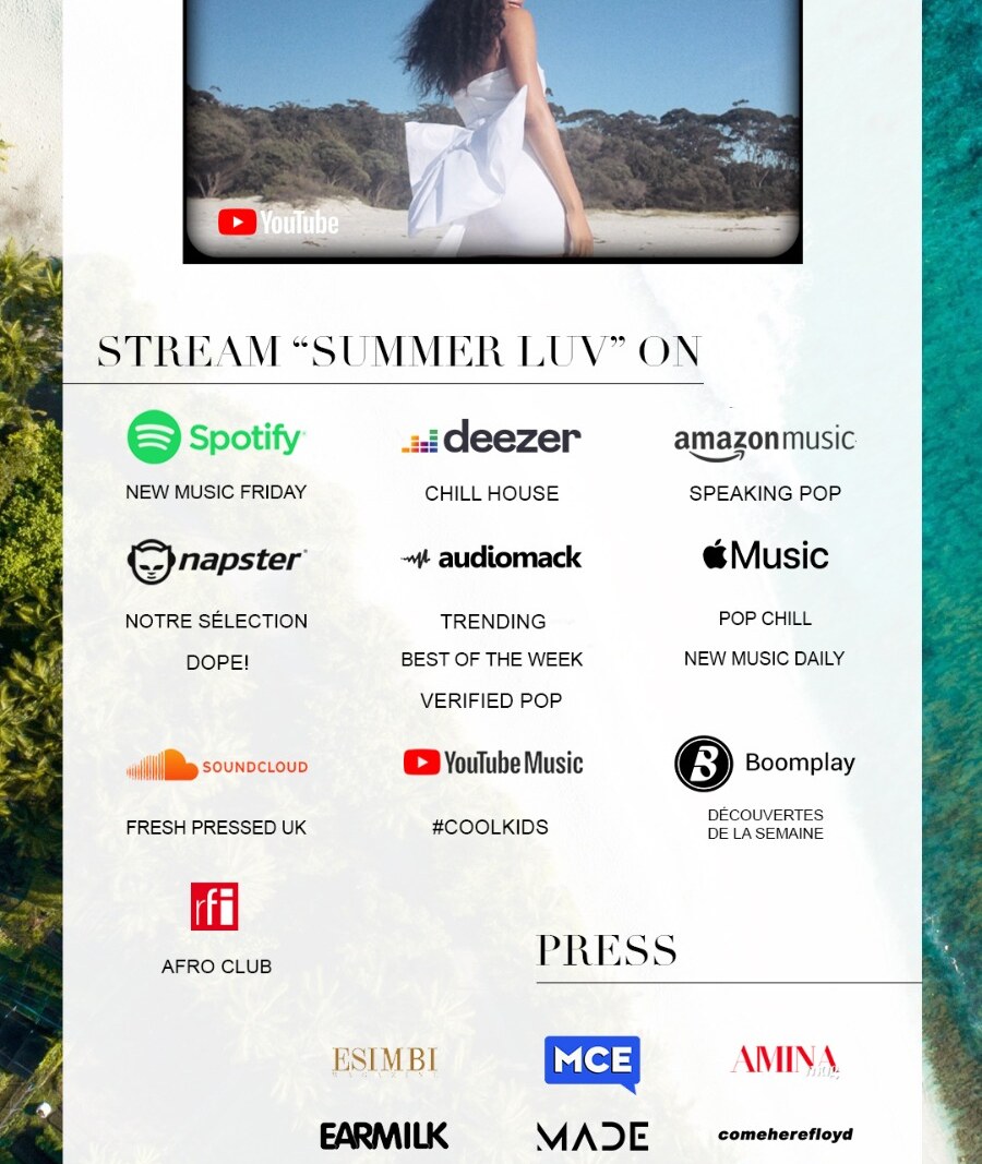 Juliet Ariel new single " Summer Luv" and video 