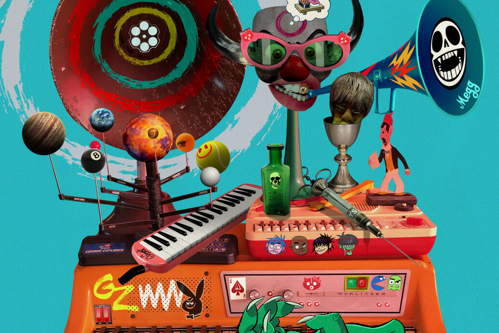Gorillaz brengt Song Machine: Episode 1 - Strange Timez uit op 23 oktober