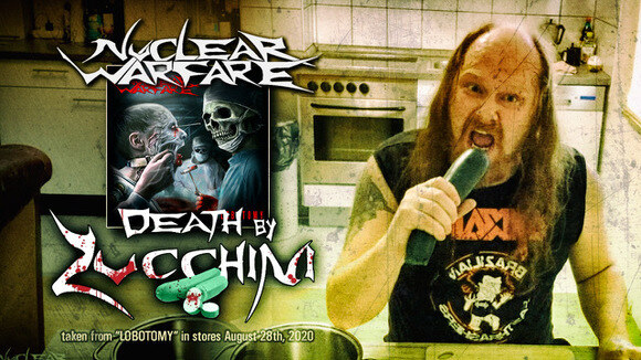Nuclear Warfare release video for "Death By Zuccini"