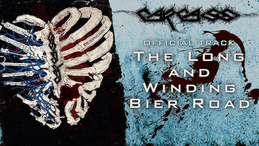 Carcass released a new song titled "The Long And Winding Bier Road" 