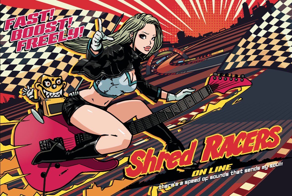In Anticipation of This Week's Shred Racers Online F2--Live Stream, Presented By YOUNG GUITAR Magazine × Nippon Cultural Broadcasting