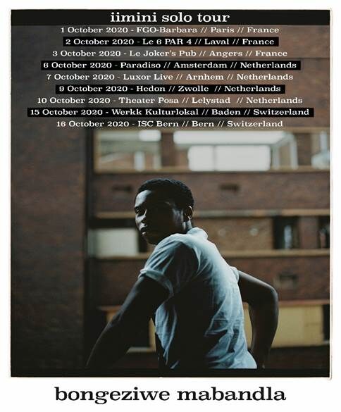 Bongeziwe Mabandla speelt 4 Nederlandse shows!