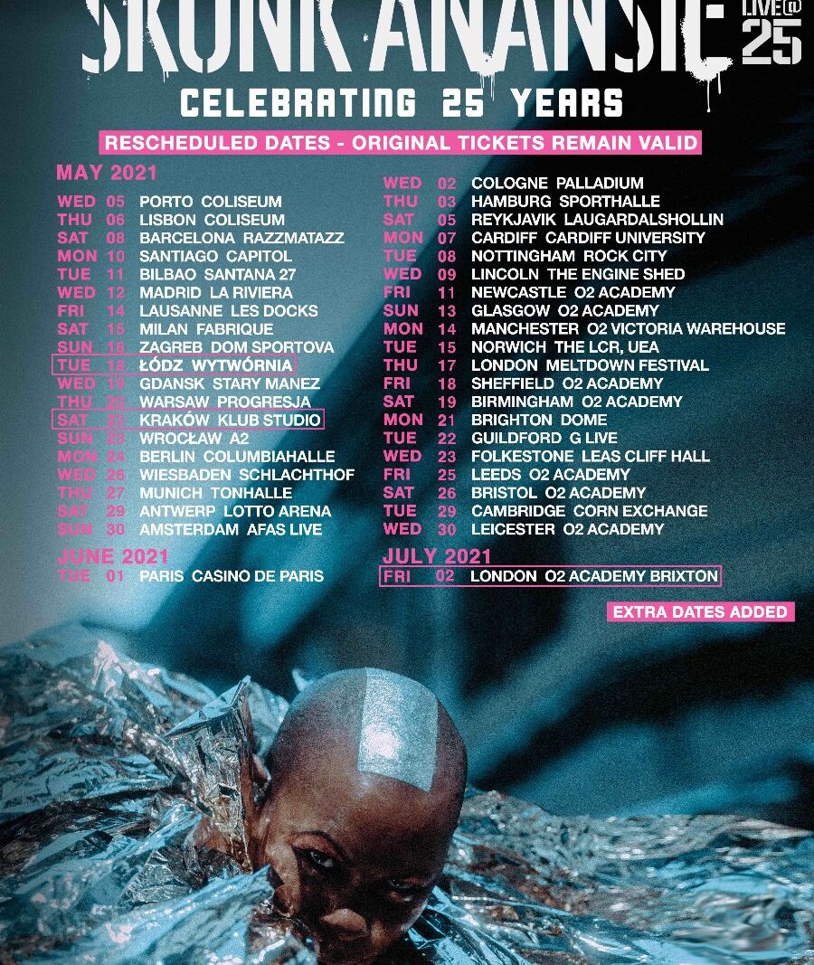 Skunk Anansie announce rescheduled European tour dates