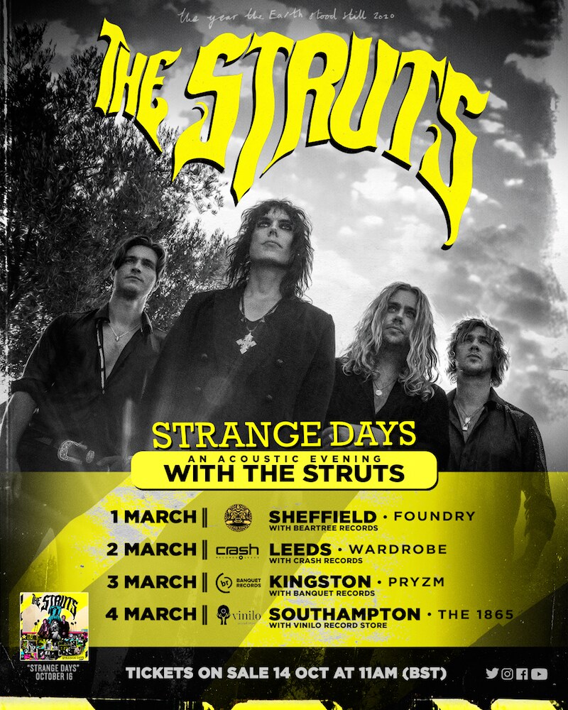 The Struts release their dazzling new record 'Strange Days'