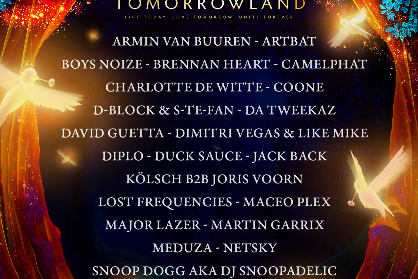 Tomrrowland bouwt digitaal feestje op oudejaarsavond