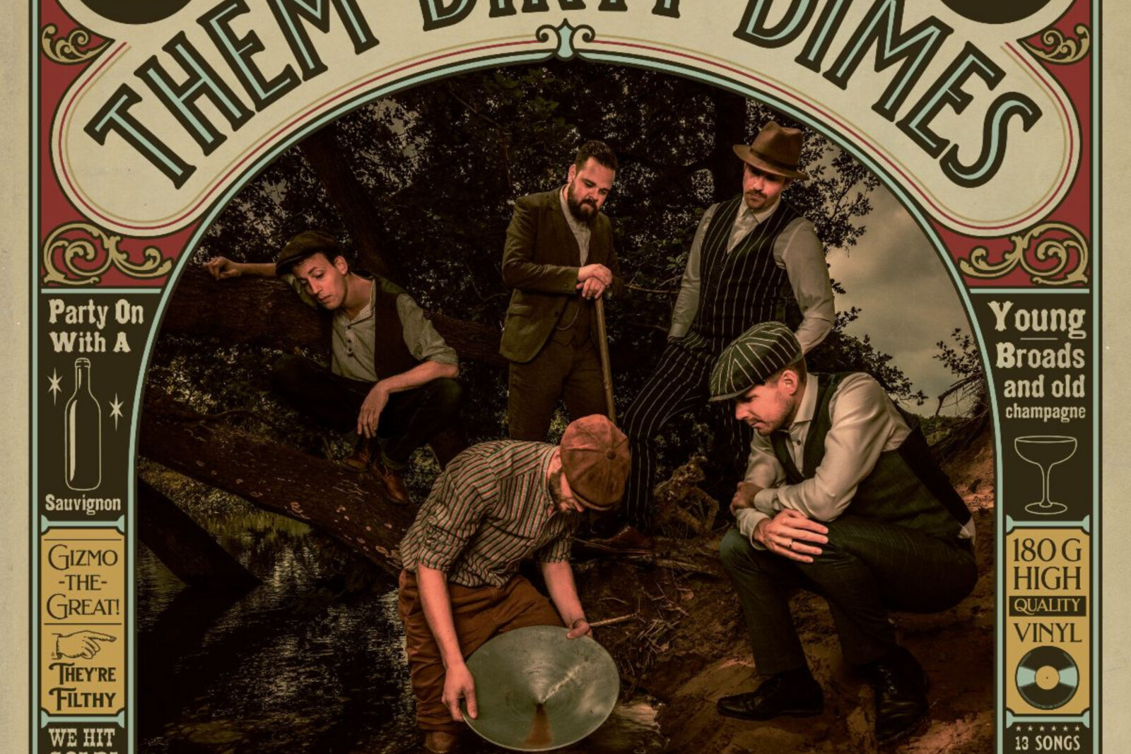 Gronings vijftal Them Dirty Dimes kondigt debuutalbum aan