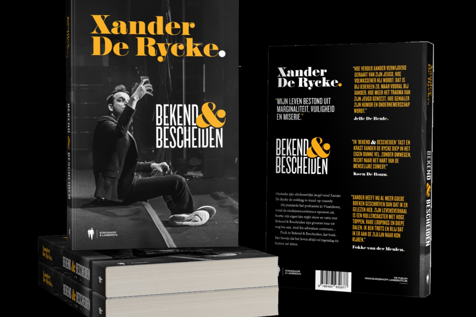 Xander De Rycke brengt biografie 'Bekend & Bescheiden' uit